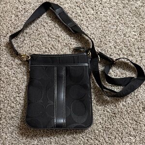 Coach Black Signature Crossbody Bag